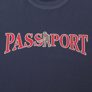 Pass~Port - Official Contrast T-Shirt Washed Navy