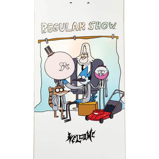 Welcome x REGULAR SHOW - Group Portrait on Popsicle - White/Prism Foil - 8.5"