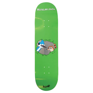 Welcome x REGULAR SHOW - Shrub on Popsicle - Green/Silver Foil - 8.5"
