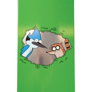 Welcome x REGULAR SHOW - Shrub on Popsicle - Green/Silver Foil - 8.5"