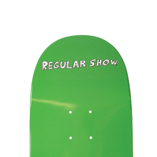Welcome x REGULAR SHOW - Shrub on Popsicle - Green/Silver Foil - 8.5"