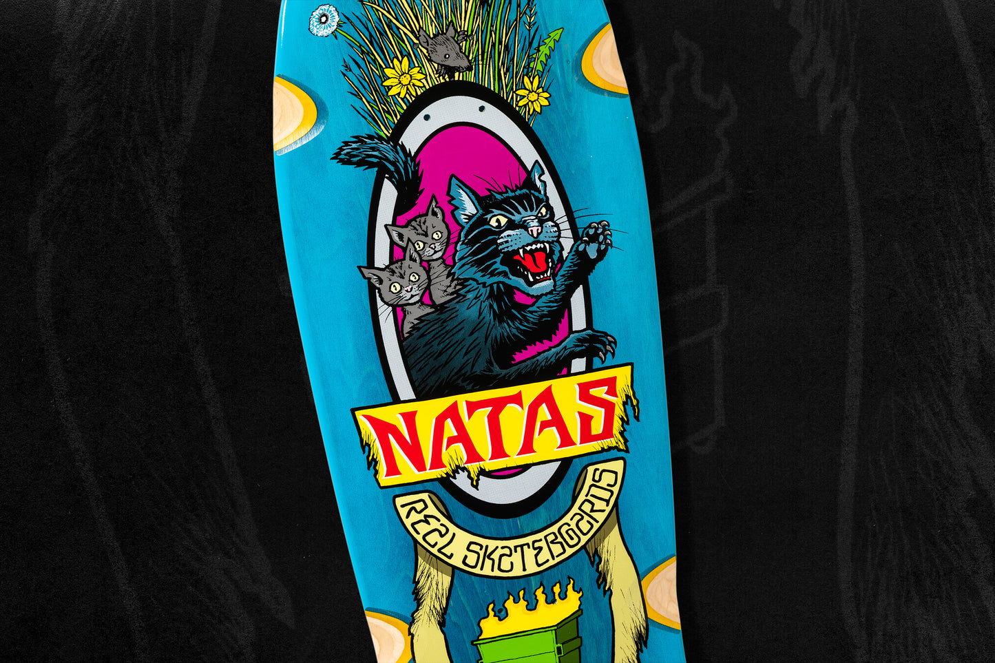 Real Skateboards - SSD NATAS PANTHER GUEST WHEEL WELLS 10.8