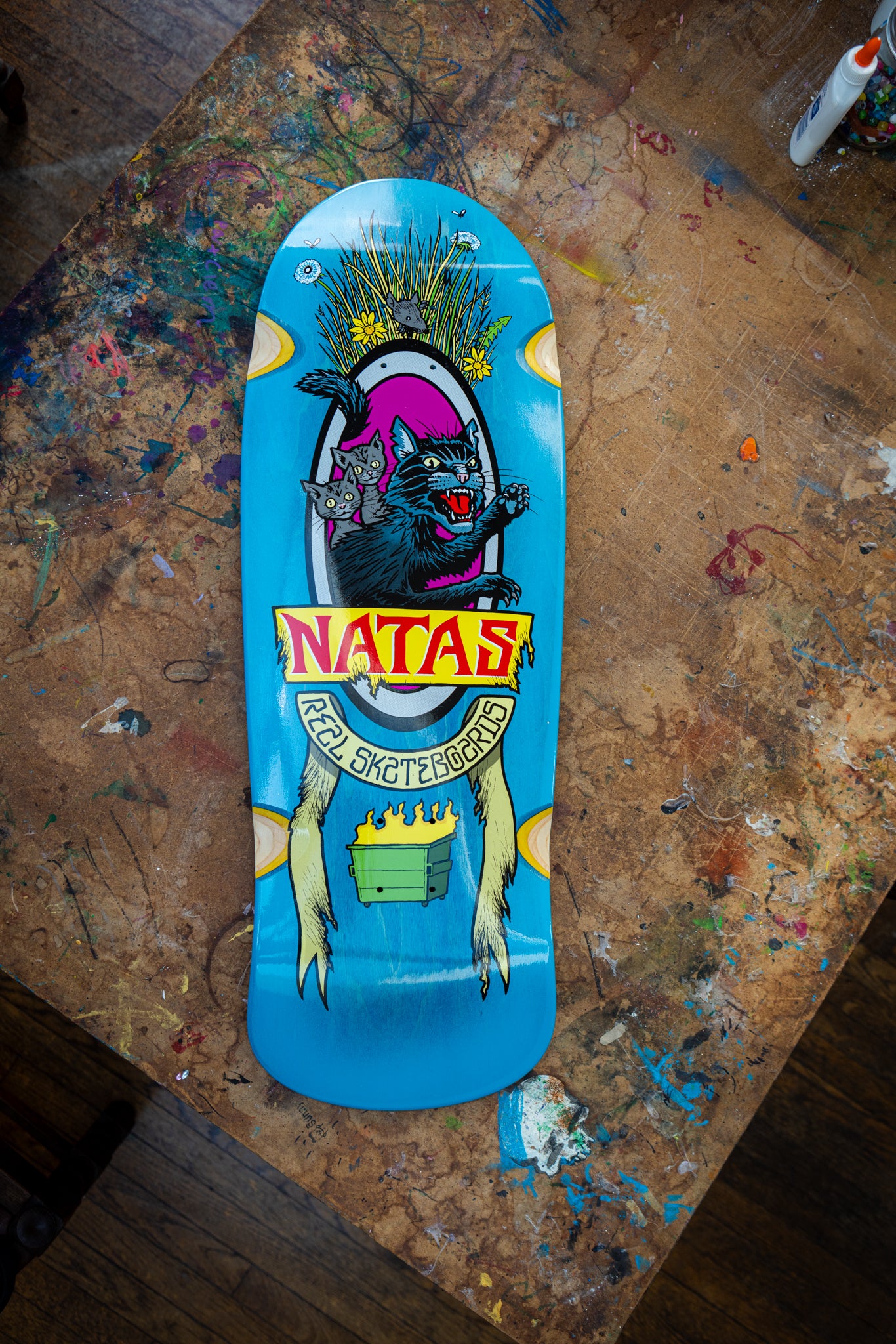 Real Skateboards - SSD NATAS PANTHER GUEST WHEEL WELLS 10.8