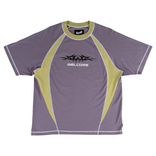 Welcome  - Rash Boxy Paneled Tee