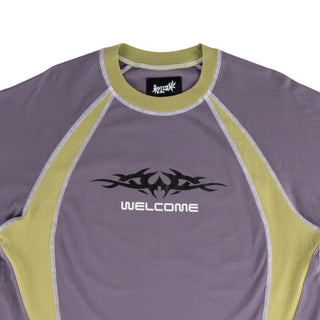 Welcome  - Rash Boxy Paneled Tee