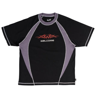 Welcome - Rash Boxy Paneled Tee