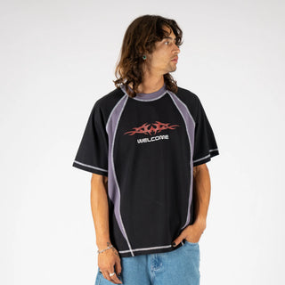Welcome - Rash Boxy Paneled Tee