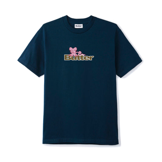 Butter Goods - Rat Logo Tee - Navy