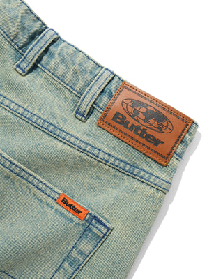 Butter Goods - Relaxed Denim Jeans Sunfade Blue