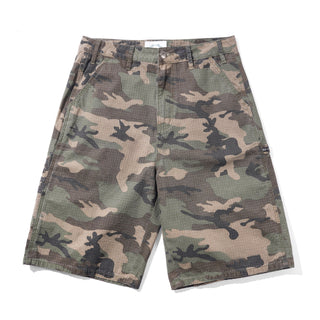 Cash Only - Ripstop Carpenter Shorts Woodland Camo