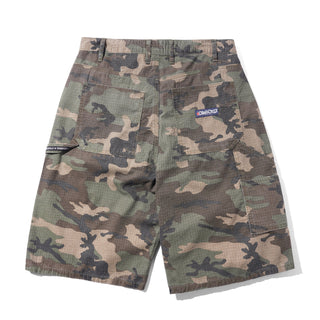 Cash Only - Ripstop Carpenter Shorts Woodland Camo