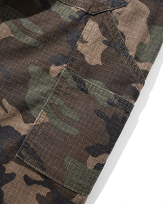 Cash Only - Ripstop Carpenter Shorts Woodland Camo