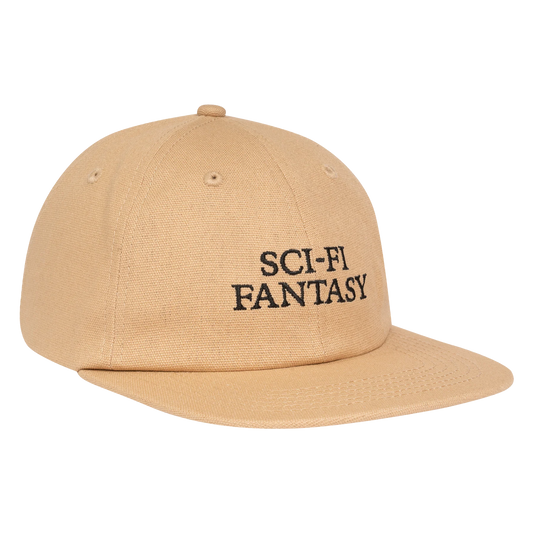 Sci Fi Fantasy - Logo Hat - Khaki Black