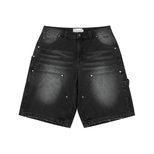 Dime - Carpenter Denim Shorts - Sandblasted Black