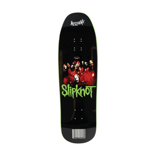 Welcome Skateboards x Slipknot - SELF-TITLED ON GAIA BLACK/GREEN DIP Deck