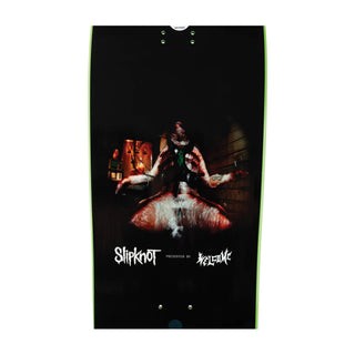 Welcome Skateboards x Slipknot - SELF-TITLED ON GAIA BLACK/GREEN DIP Deck