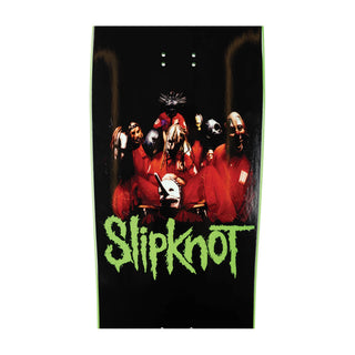 Welcome Skateboards x Slipknot - SELF-TITLED ON GAIA BLACK/GREEN DIP Deck