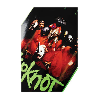 Welcome Skateboards x Slipknot - SELF-TITLED ON GAIA BLACK/GREEN DIP Deck