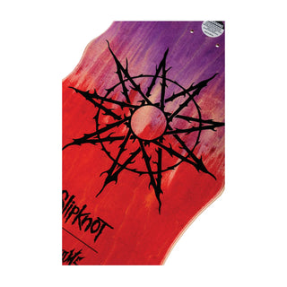 Welcome Skateboards x Slipknot - TRIBAL S ON WIDOW PURPLE/RED STAIN Deck