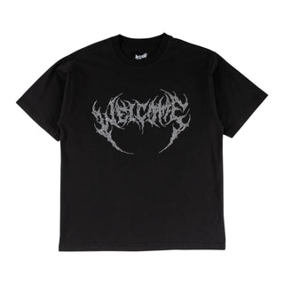 Welcome Skateboards - Glam Fang Rhinestone Logo Knit Tee