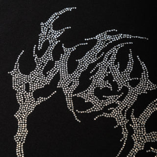 Welcome Skateboards - Glam Fang Rhinestone Logo Knit Tee