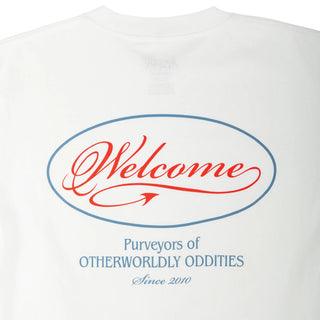 Welcome Skateboards - Trade Boxy Garment-Dyed Tee White