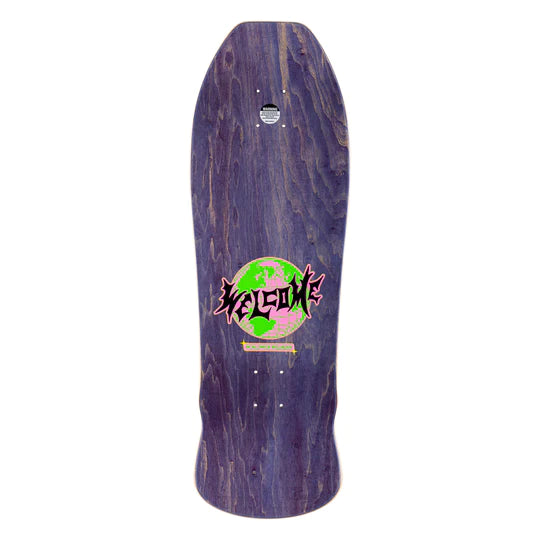 Welcome Skateboards - Super Simp On Early Grab - Natural Stain 10"