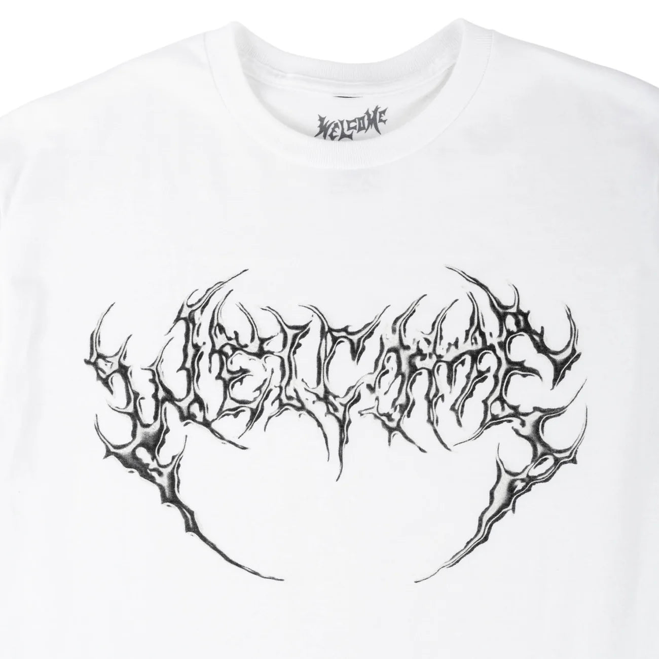 Welcome Skateboards - Chrome Fang Tee - White