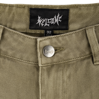 Welcome Skateboards - Chasm Baggy Denim Short - Cedar