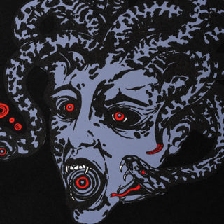 Welcome Skateboards - Medusa Boxy Garment-Dyed Tee Black