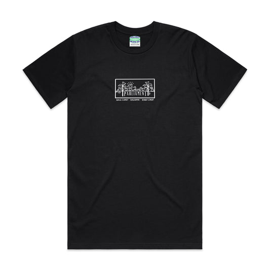 Parliament - White Surf Bridge T-shirt - Black