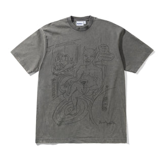 Butter Goods - Satan T-Shirt Black Acid Wash