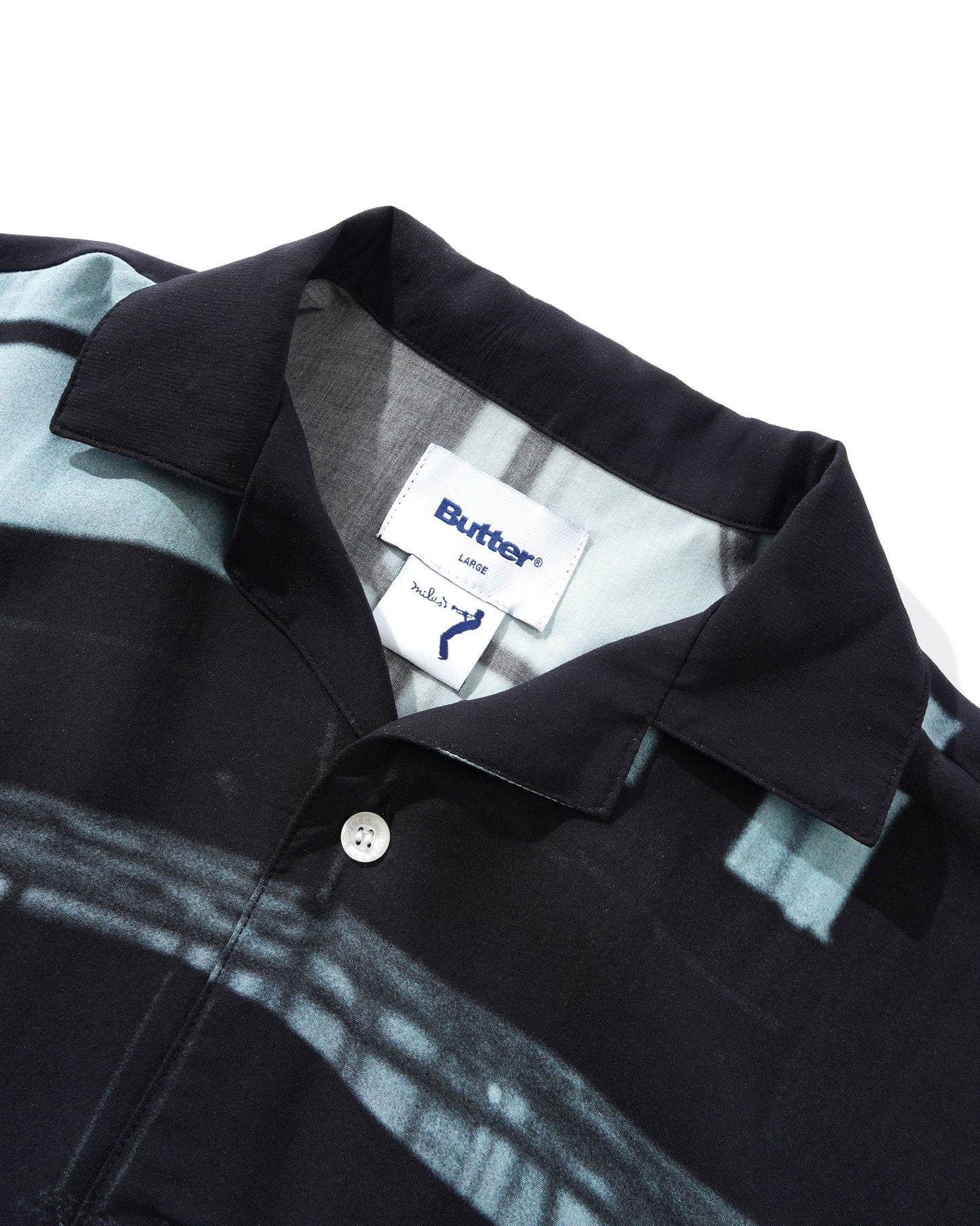 Butter Goods - Miles Davis - Savoy Rayon S/S Shirt Black