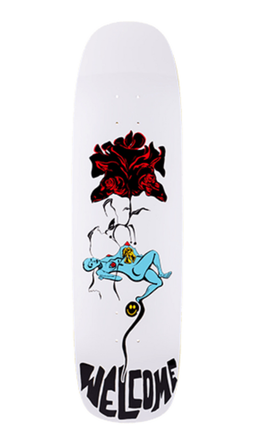 Welcome Skateboards - Lessrach On Son Of Golem 8.75" White