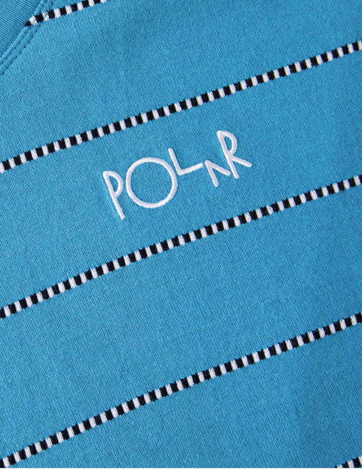 Polar Skate Co. - Checkered Surf Tee - Turquoise