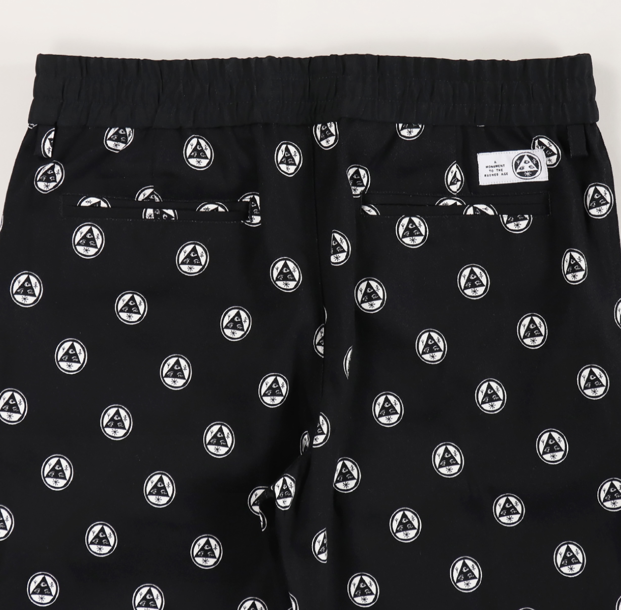 Welcome Skateboards - Tali Dot Elastic Pant - Black/White