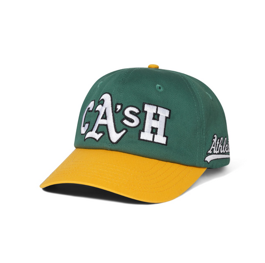 Cash Only - Ballpark Snapback Cap - Green/Gold