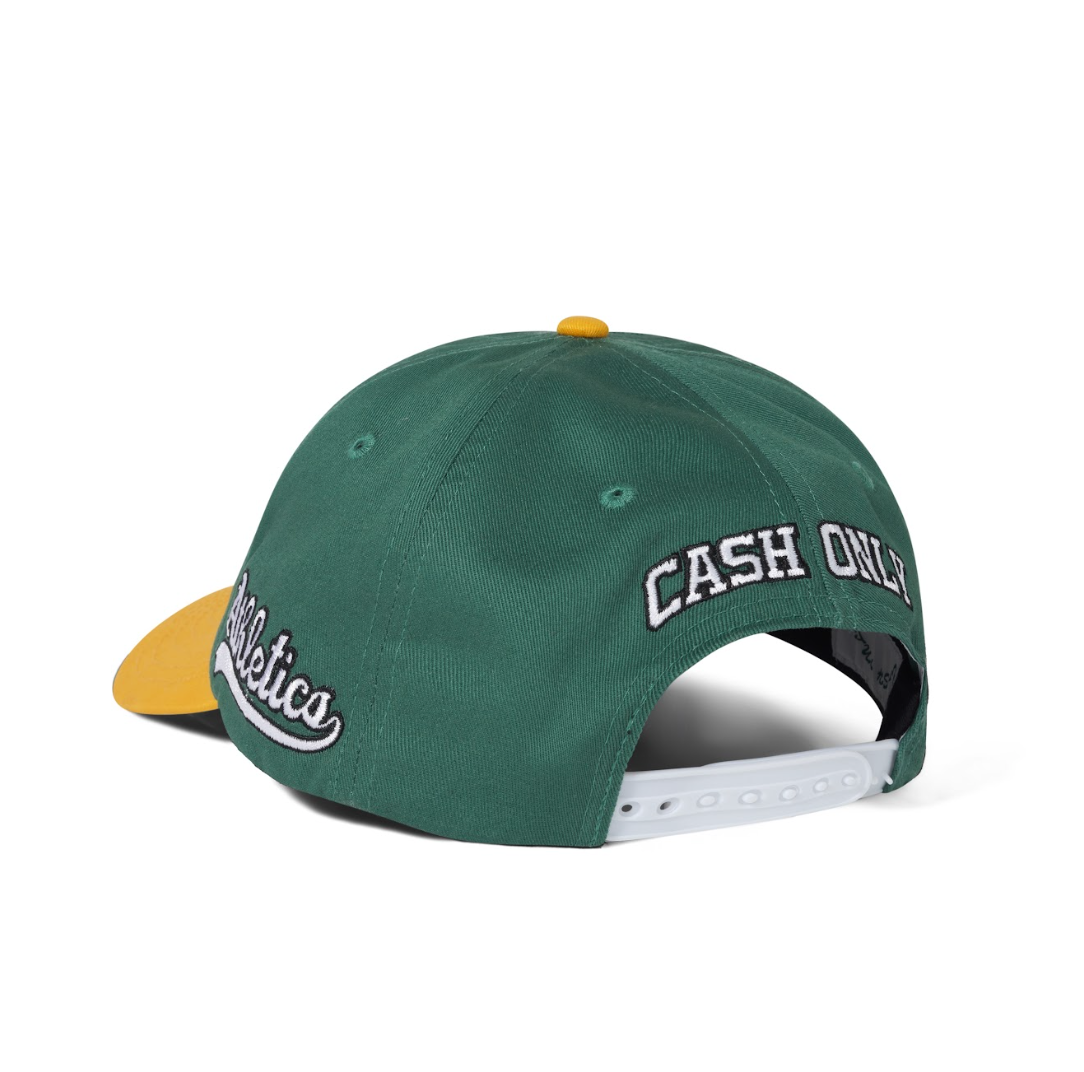 Cash Only - Ballpark Snapback Cap - Green/Gold