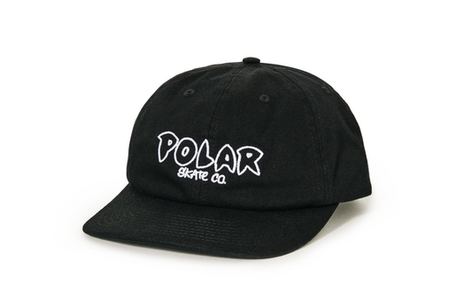 Polar Skate Co. - Michael Cap | Outline Logo - BLACK