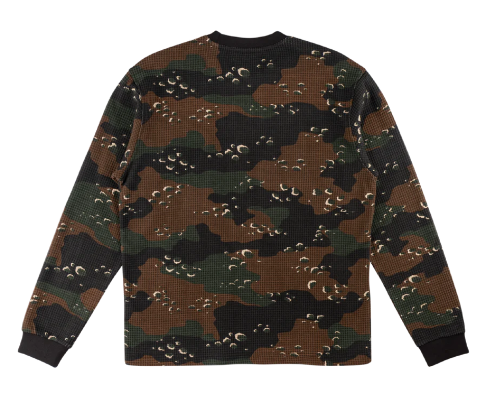 WELCOME - COVERT L/S CAMO WAFFLE - TIMBER