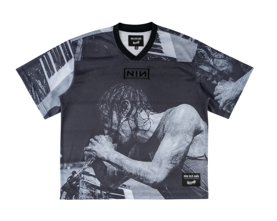 WELCOME X NINE INCH NAILS - CLOSER MESH FOOTBALL JERSEY