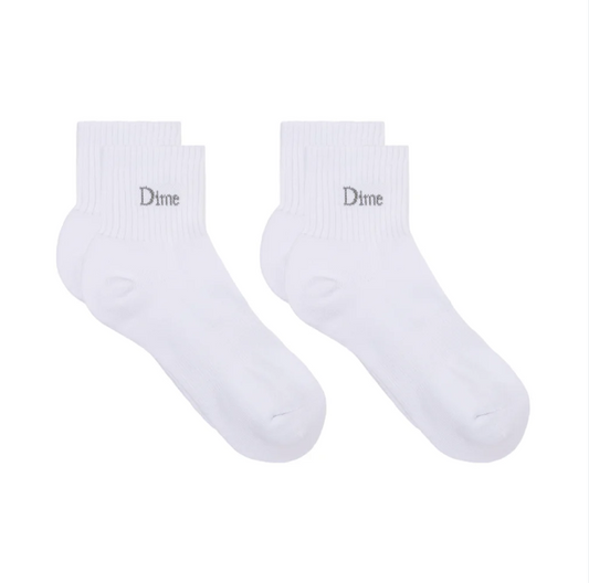 Dime - Classic 2 Pack Socks - White