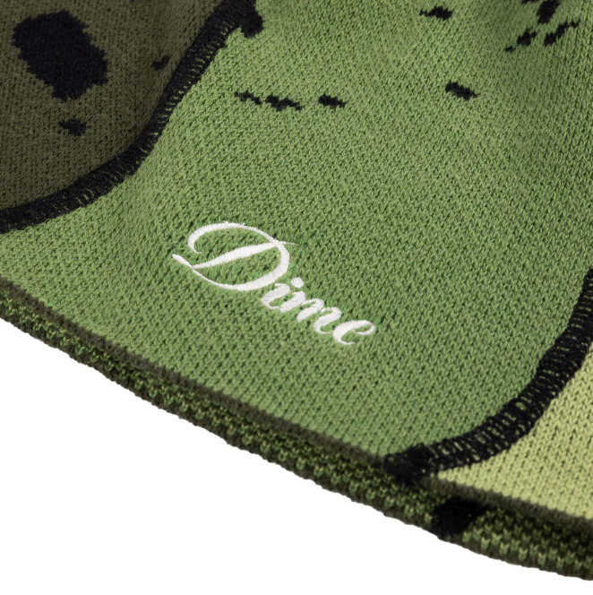 Dime - Reverse Stitch Skully Beanie - Green