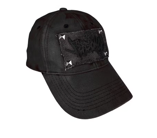 Personal Joint - Puff Print Denim Hat - Black