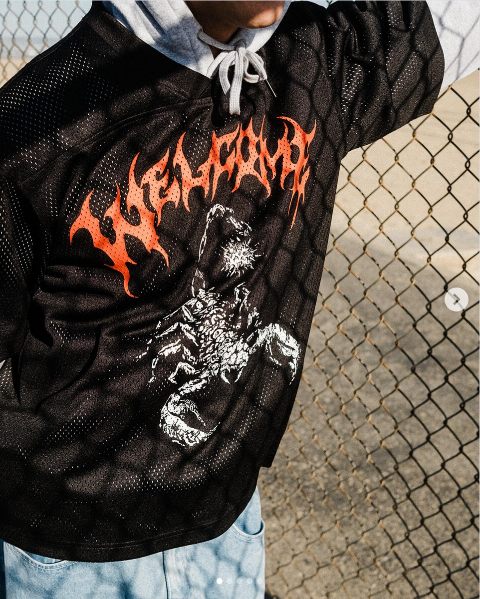 Welcome Skateboards - Mace Football Jersey Black