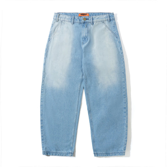 Butter Goods - Scribble Denim Jeans - Faded Light Blue