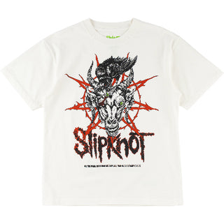 Welcome x Slipknot - SPIT IT OUT TEE WHITE
