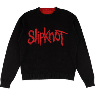 Welcome x Slipknot - SLIPKNOT OVERPRINT SWEATER BLACK/RED