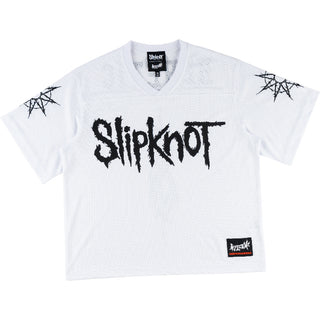 Welcome x Slipknot - HERETIC MESH FOOTBALL JERSEY WHITE
