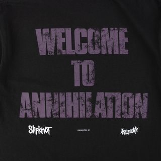 Welcome Skateboards x Slipknot - Annihilation Tee Black